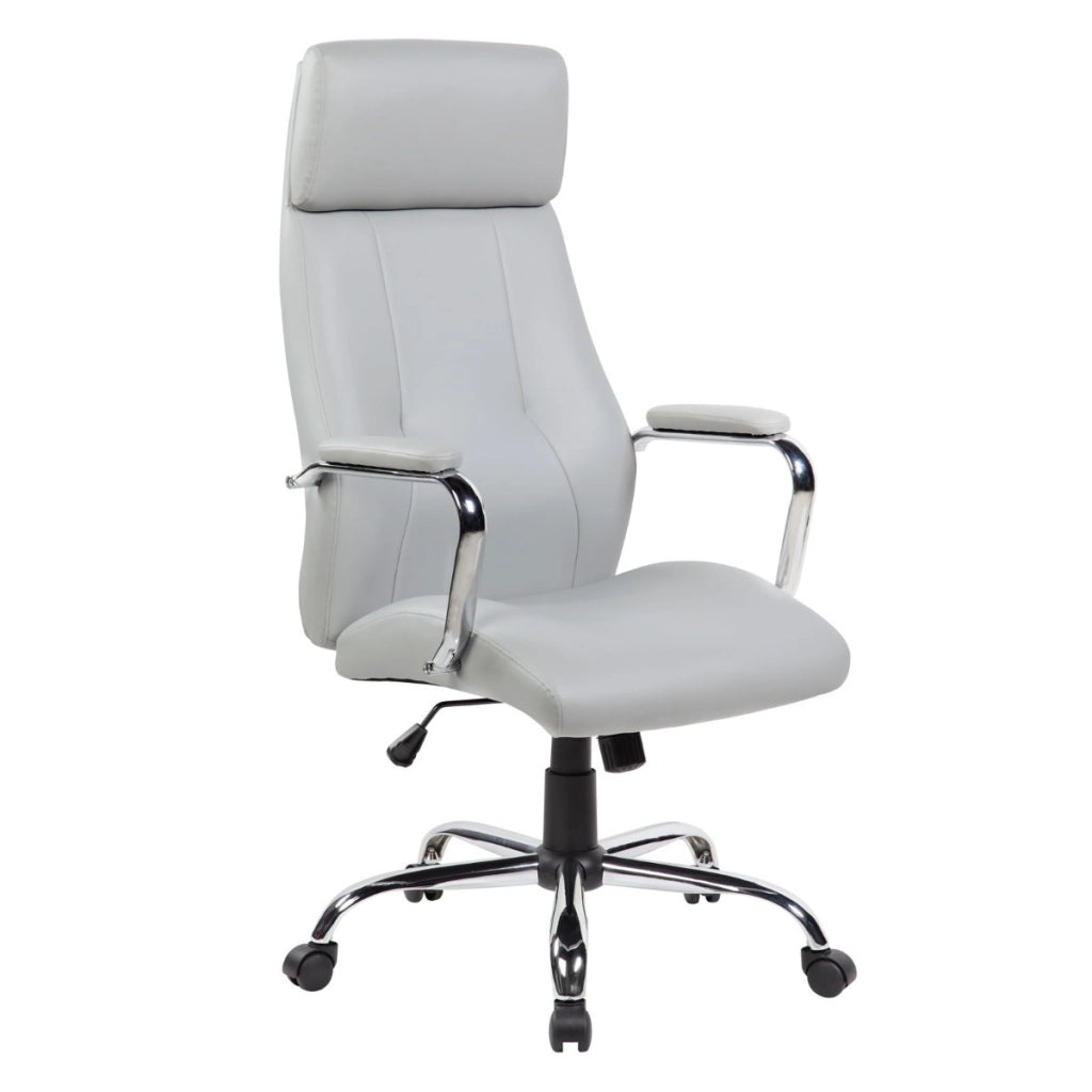 Archimede E9349H, New York Poltrona Presidenziale, Grigio, 62 x 66 x 131 cm