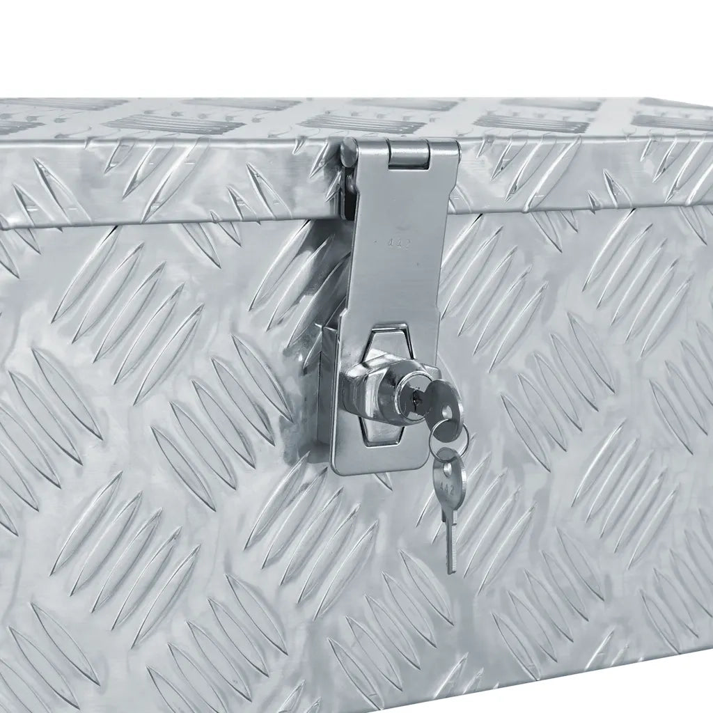 Cassetta in Alluminio 48,5x14x20 cm Argento CFW9963625