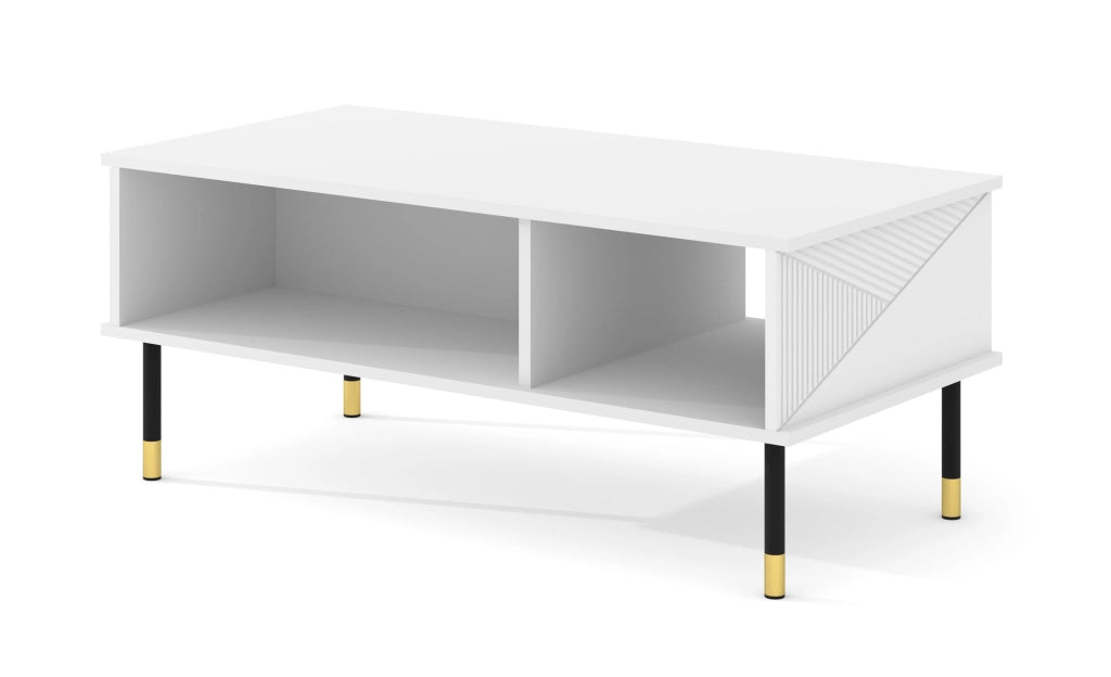 TAVOLINO WOODY 110x55 BIANCO OPACO
