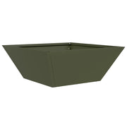 Fioriere | Cassetta per fiori | Vaso da giardino Verde oliva 40 x 40 x 15 cm