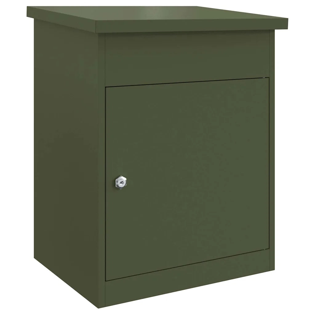 Cassetta per pacchi Oliver verde 47.5 x 38 x 59 cm Acciaio 874943