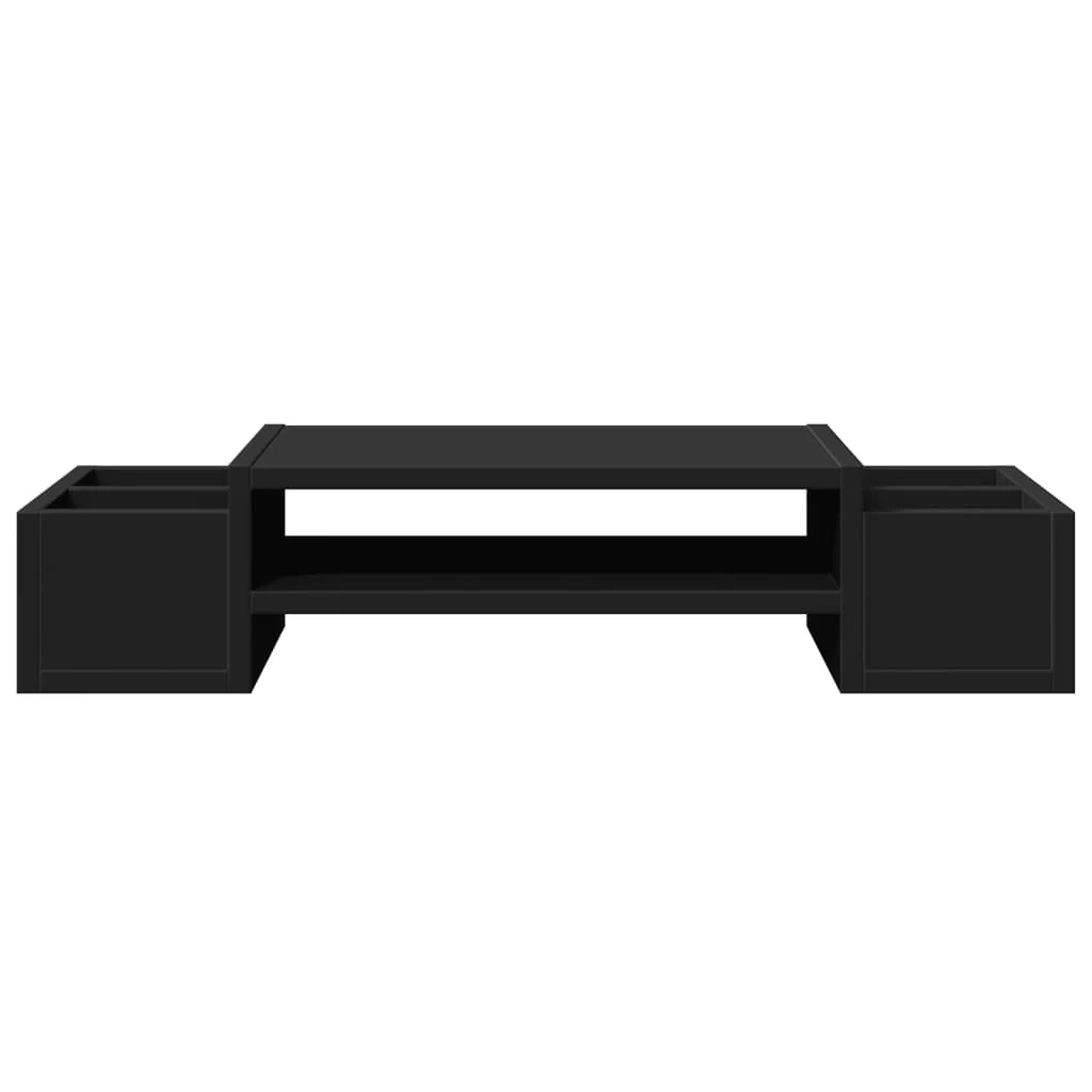 Supporto per monitor scrivania con contenitore legno ingegnerizzato nero 02_0044927
