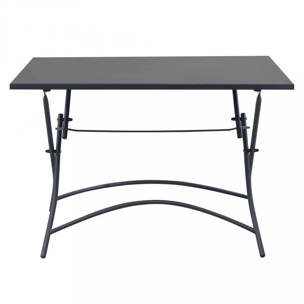 Tavolo Bristol 110x70x72 h cm in Acciaio Antracite