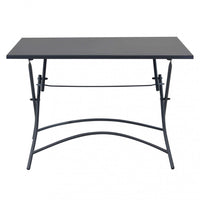 Tavolo Bristol 110x70x72 h cm in Acciaio Antracite