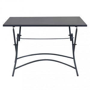 Tavolo Bristol 110x70x72 h cm in Acciaio Antracite