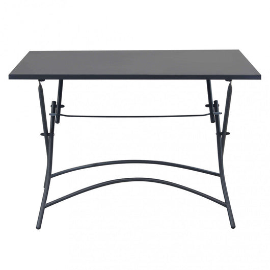 Tavolo Bristol 110x70x72 h cm in Acciaio Antracite