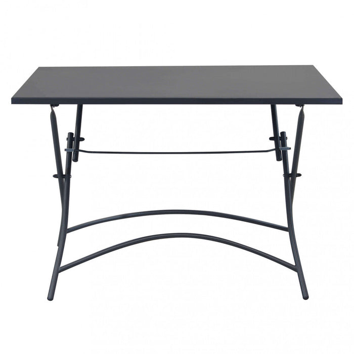 Tavolo Bristol 110x70x72 h cm in Acciaio Antracite