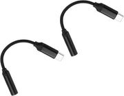 Cavo audio USB-C a 3,5 mm aux in nero per telefono e laptop
