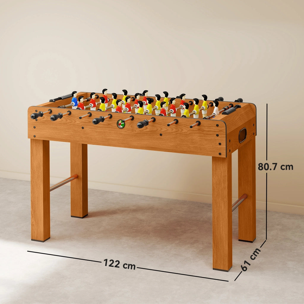 Tavolo Calciobalilla Professionale ¨C Zephmum ¨C Legno e Metallo 122x61x80.7cm