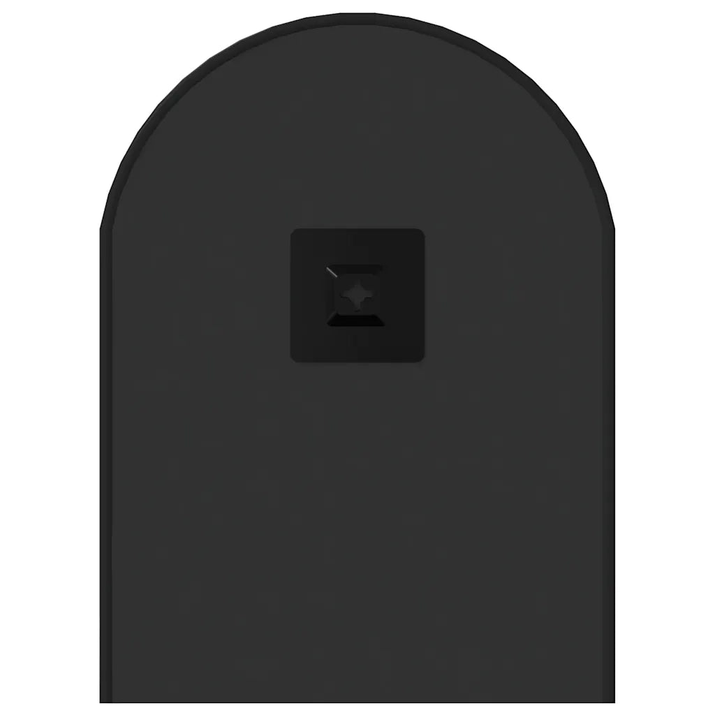 Specchio da Parete | Specchio decorativo Nero 60x25 cm Ovale