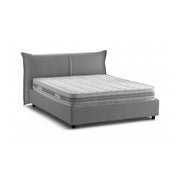 Letto Matrimoniale Aldus, Letto Matrimoniale Materasso Incluso Made in Italy, Grigio