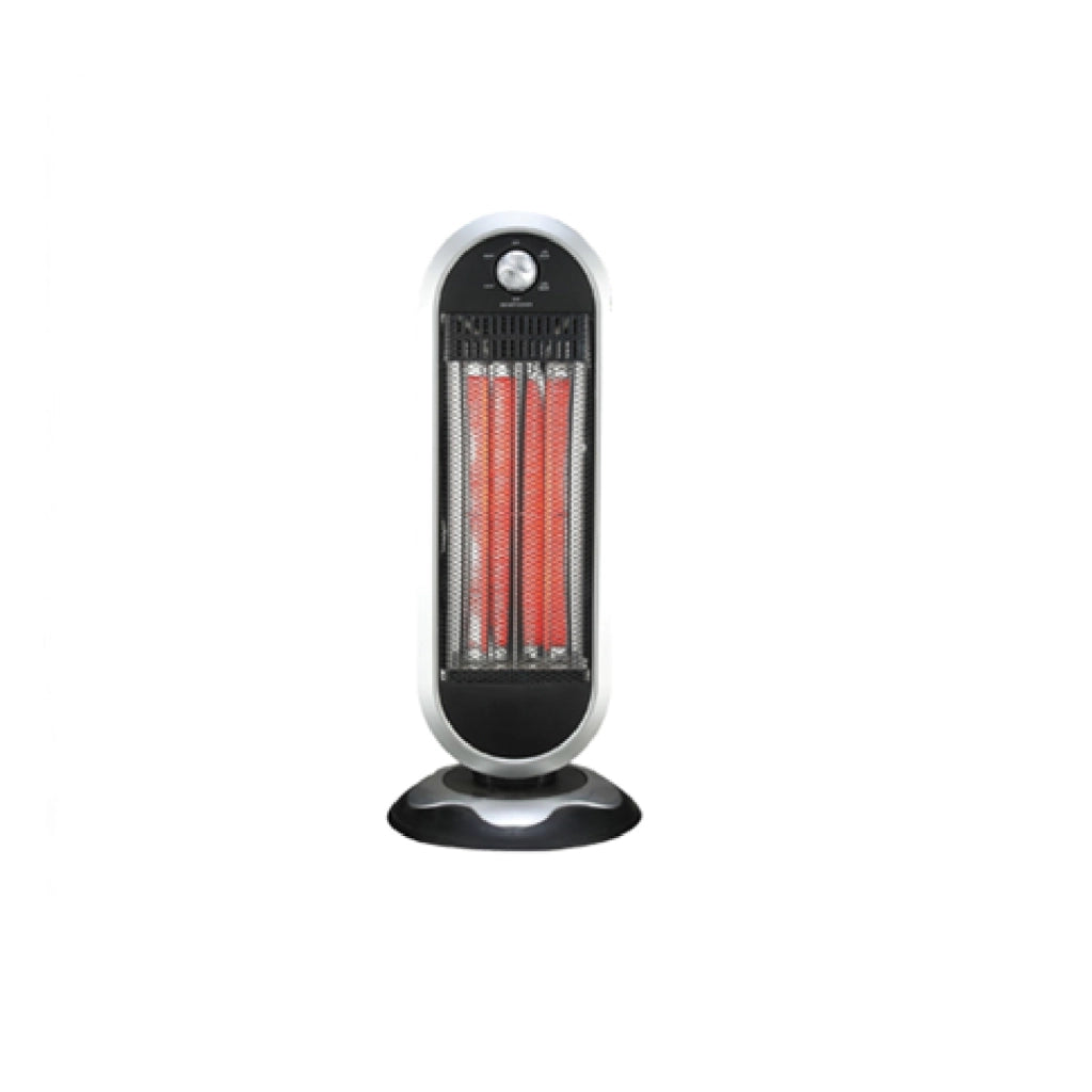 Stufetta al carbonio TIONE EFFE doppia potenza 450/900W oscillante cm 30x30 H. cm 79