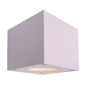 Cubodo Applique cubo LED 6W lampada parete facciate impermeabile doppio fascio luce angolo regolabile 230V COLORE BIANCO