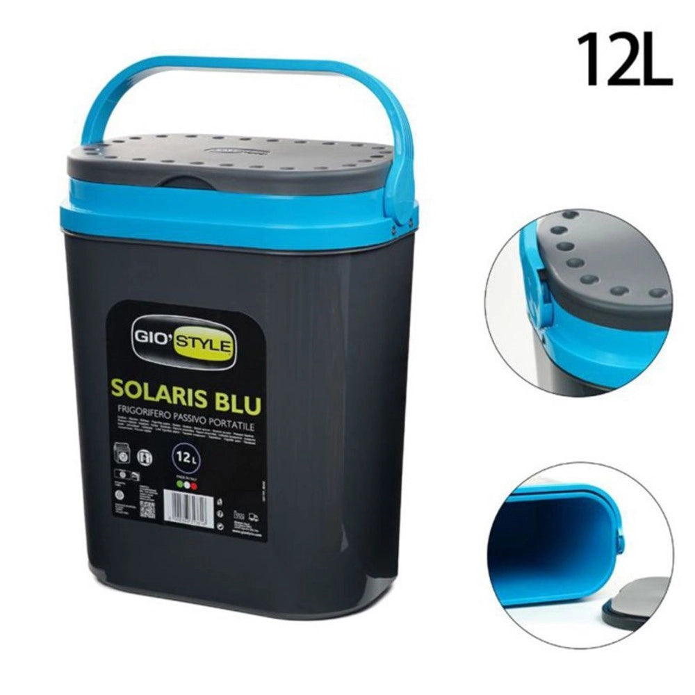Trade Shop - Frigo Frigorifero Passivo Portatile Solaris Termico Da 12 Lt 29,5x19,5x37,5cm Viaggio -
