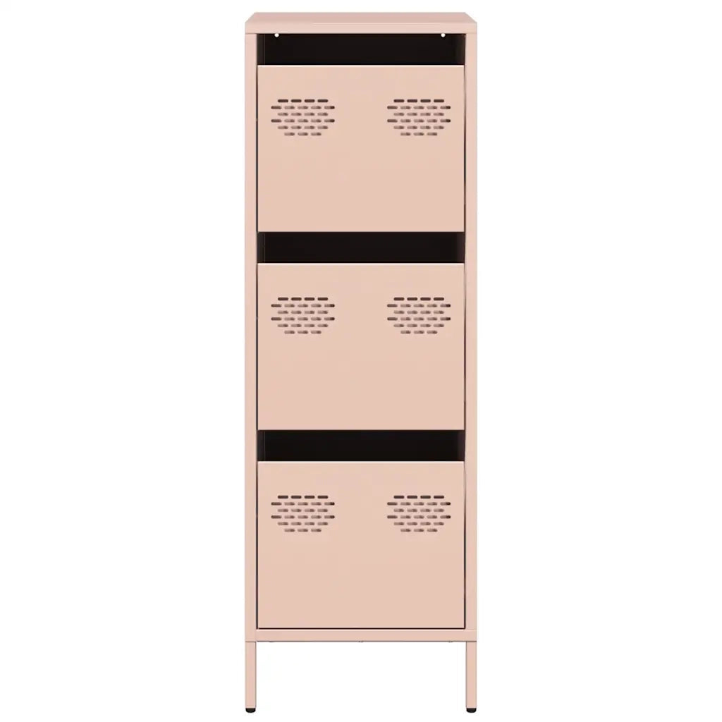 Credenza | Madia | Buffet da pranzo | Armadio da pranzo Rosa 39x35x103,5 cm in Acciaio