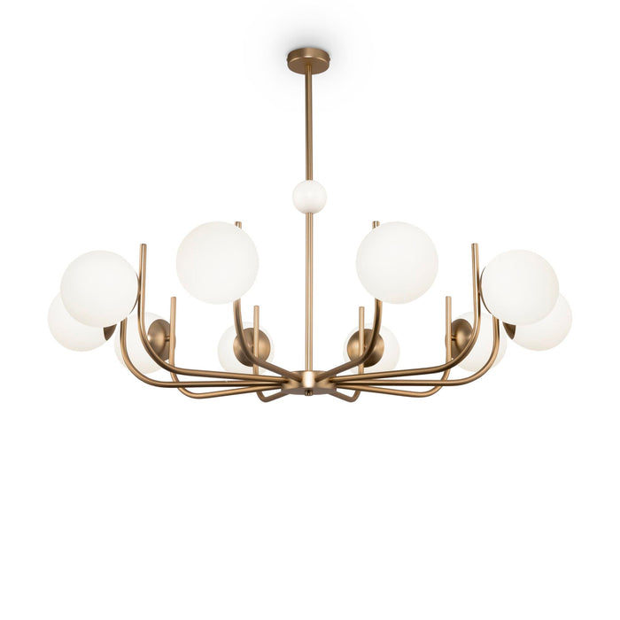 Lampada pendente Modern in Metallo Rendez-vous Ottone