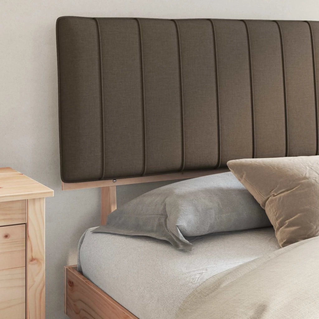 Letto con Testiera Rivestita Talpa 180 x 200 cm Pino massello 3398102