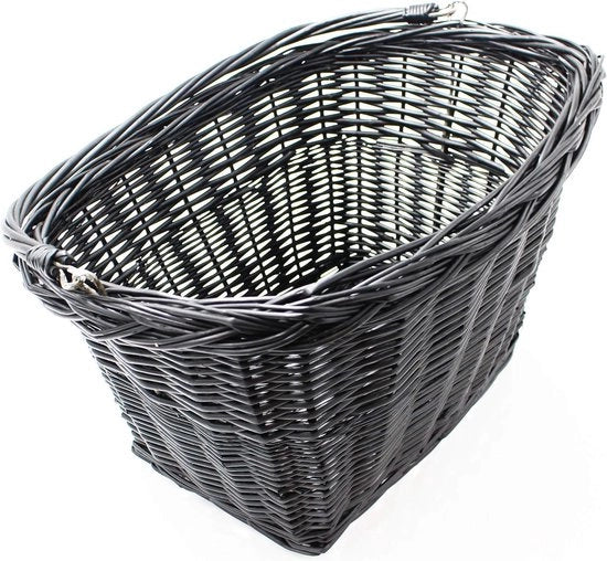 Cesto intrecciato per adulti - nero - unisex
