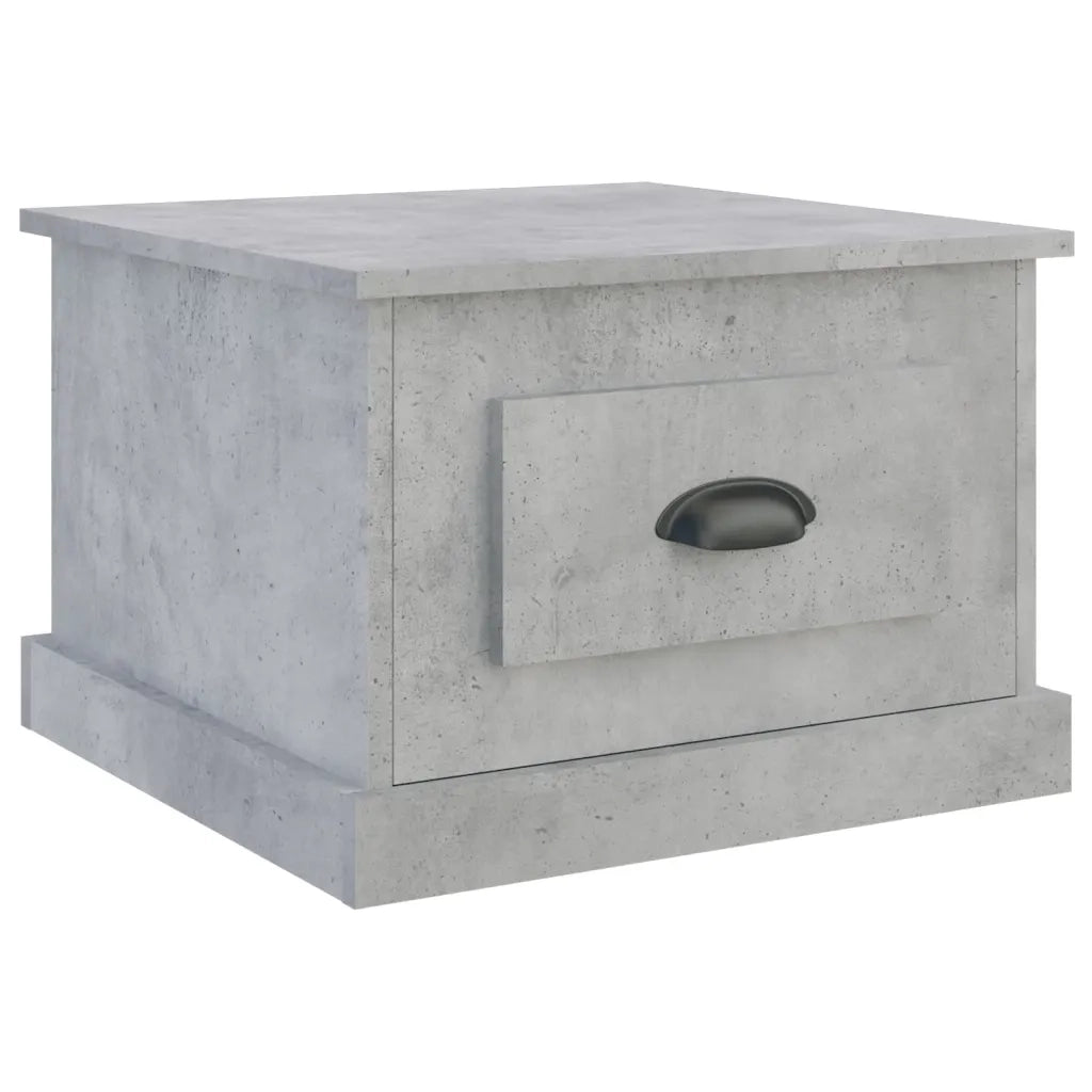 Tavolino da salotto | Tavolino da caff¨¨ | Tavolino da Soggiorno Grigio Cemento 50x50x35cm Legno Multistrato