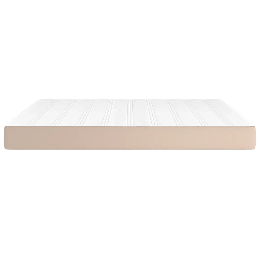 Materasso a Molle Cappuccino 180x200x20 in Similpelle