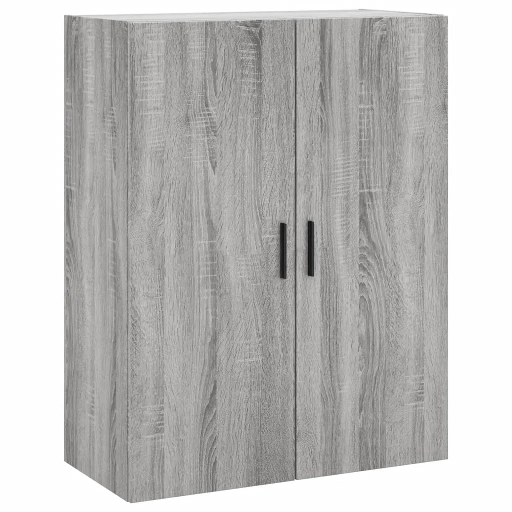 Credenza Grigio Sonoma 69,5x34x180 cm in Legno Multistrato 3195809