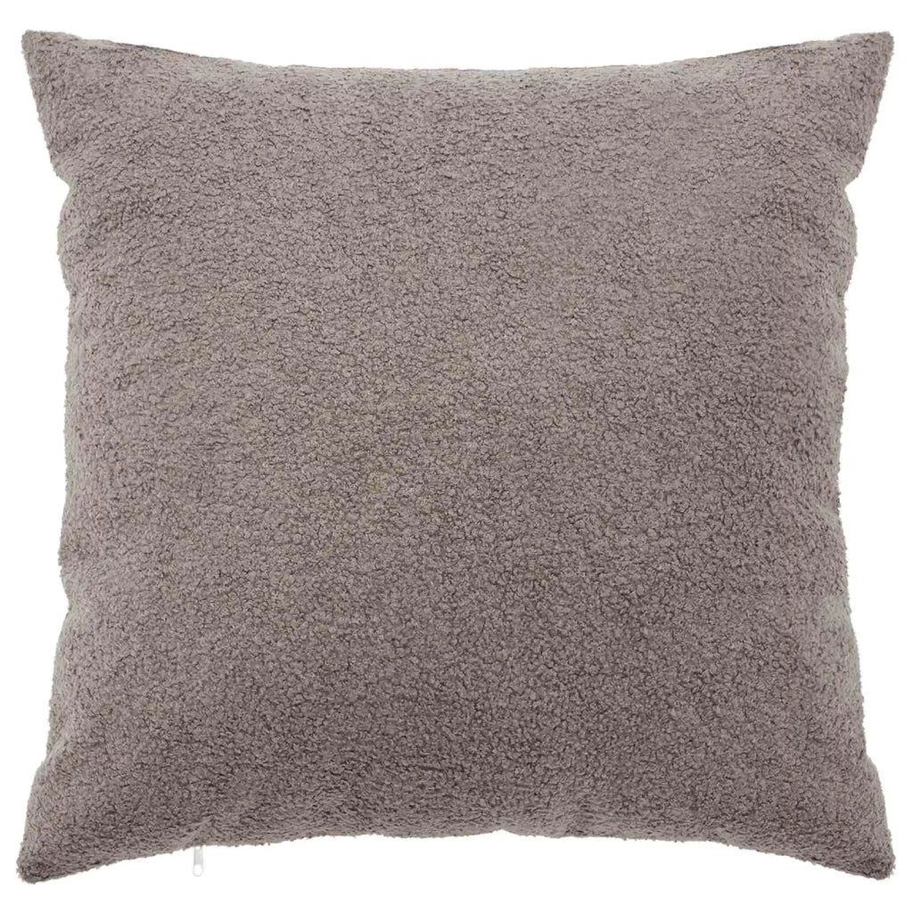 Federa 2 pcs HEERLEN Grigio Chiaro 80 x 80 cm Bouclé 913605