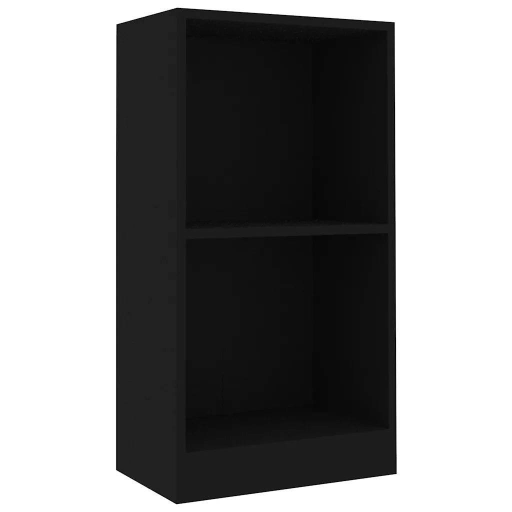 Libreria Nera 40x24x75 cm in Legno Multistrato 800820