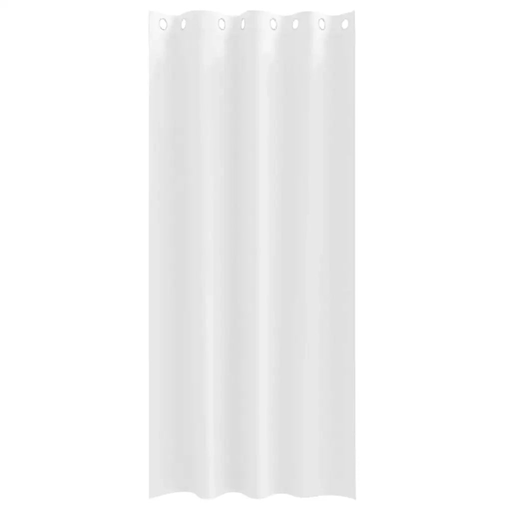 Tende Blackout con Anelli 2 pz Bianco Puro 245 x 140 cm 4107386