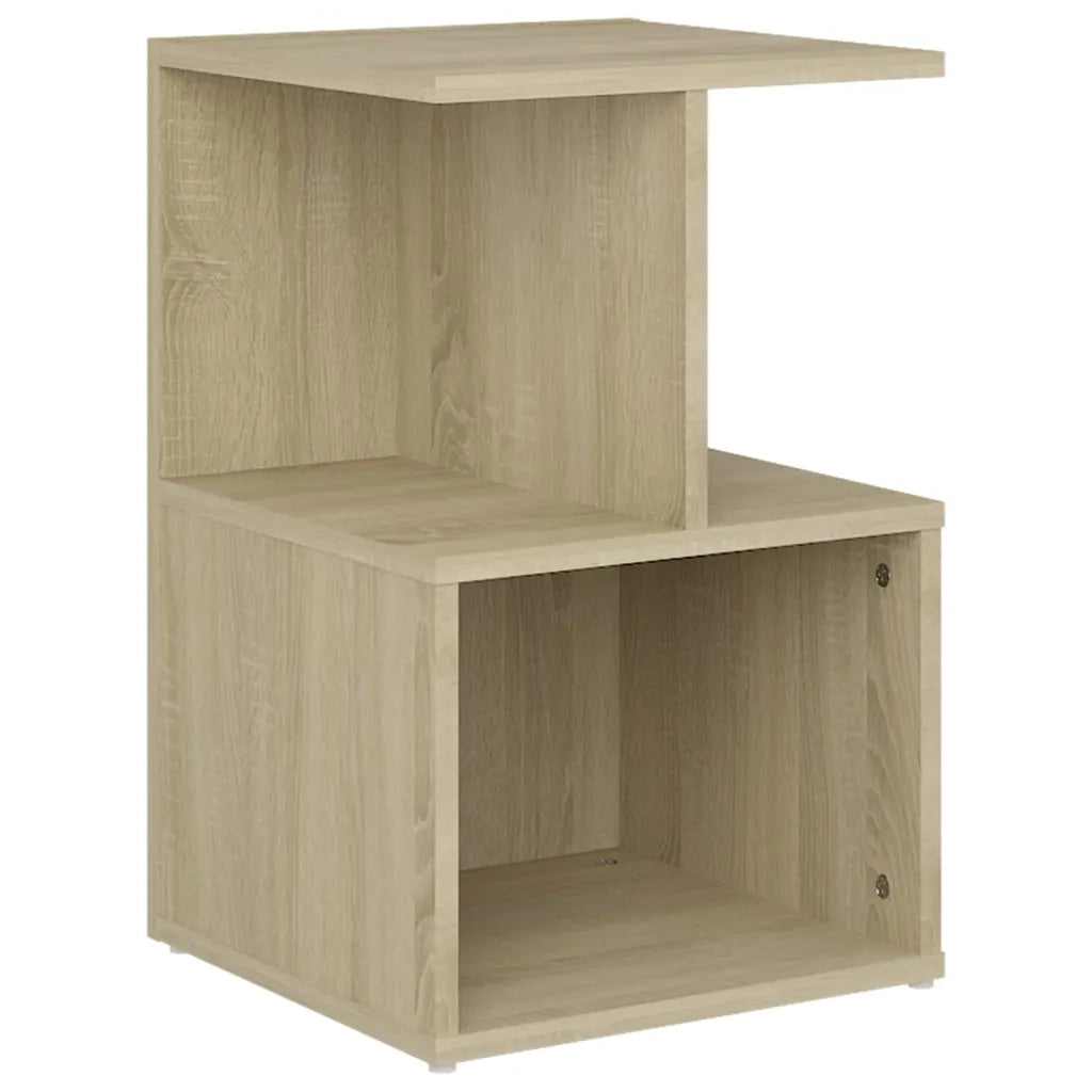 Comodino-Tavolino da notte Rovere Sonoma 35x35x55 cm in Legno Multistrato