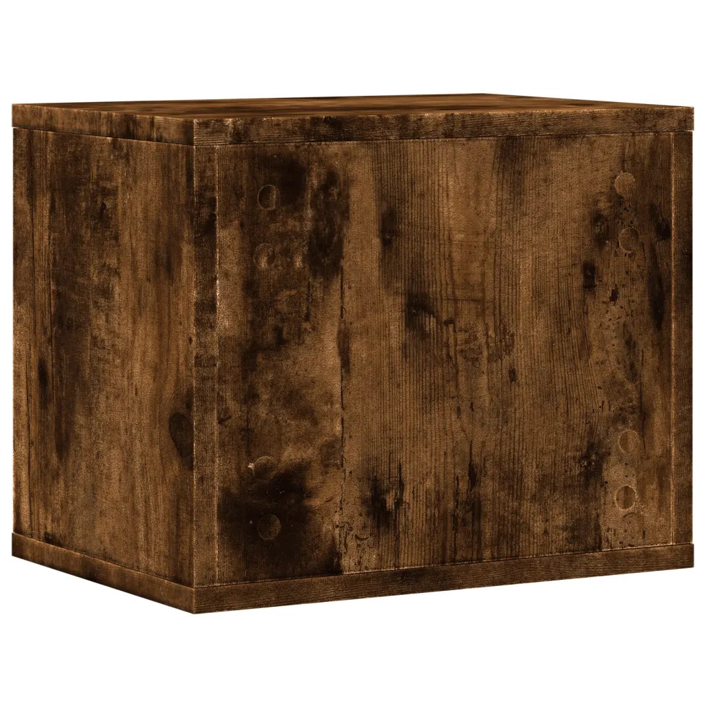 Organizer Scrivania Rovere Fumo 36x26x29,5cm Legno Multistrato CFW6195599