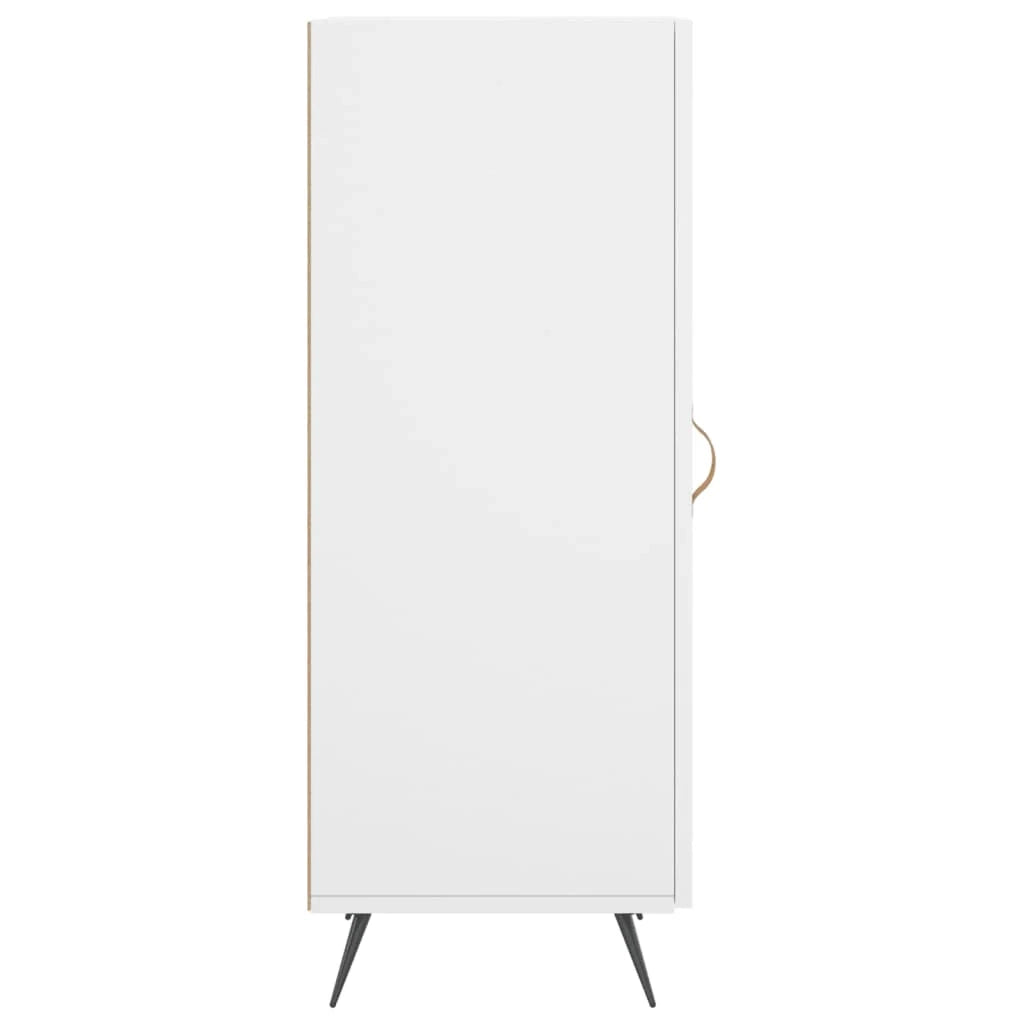 Buffet credenza cassettiera mobiletto mobile contenitore organizer per cucina soggiorno salotto 34,5 x 34 x 90 cm legno ingegnerizzato bianco 02_0030247