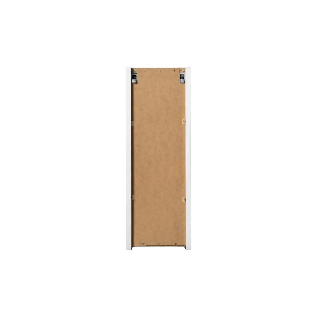 Mobile da bagno VANO – 1 porta – Bianco alpino – L20 × P18 × H57 cm – Da appendere