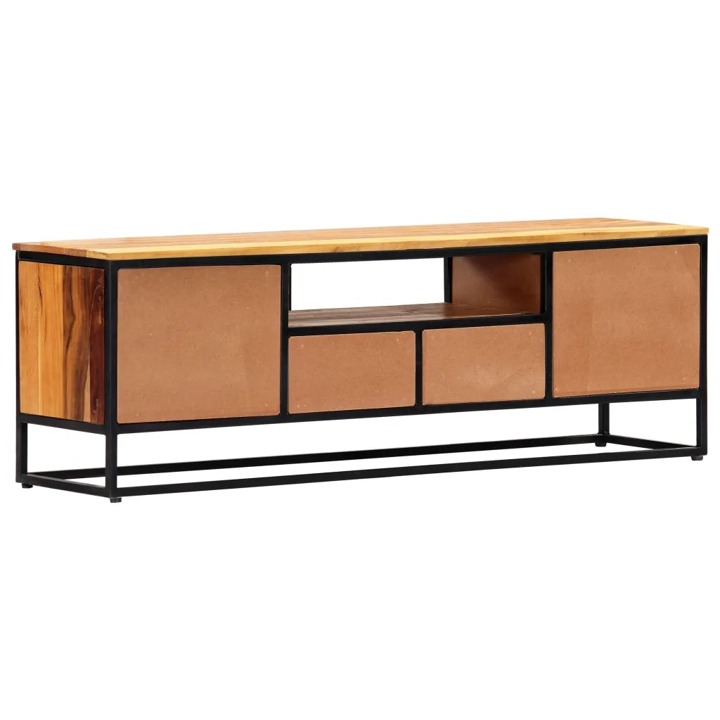 Mobile Porta TV 120x30x40 cm in Legno Massello di Recupero cod mxl 27707