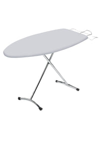 Asse da Stiro Rugby 125x46 cm Salvaspazio Ampia Area Gambe Doppie in Acciaio