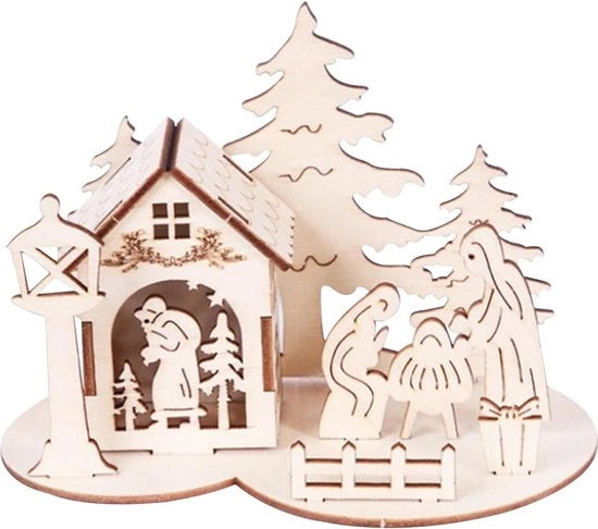 Puzzle di Natale in legno con schema di casa di Natale - regalo divertente per bambini e adulti 

Modello: 
Specifica: 
Codice prodotto: