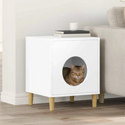 Casa per Gatti Bianco 42,5 x 40 x 53 cm Legno multistrato