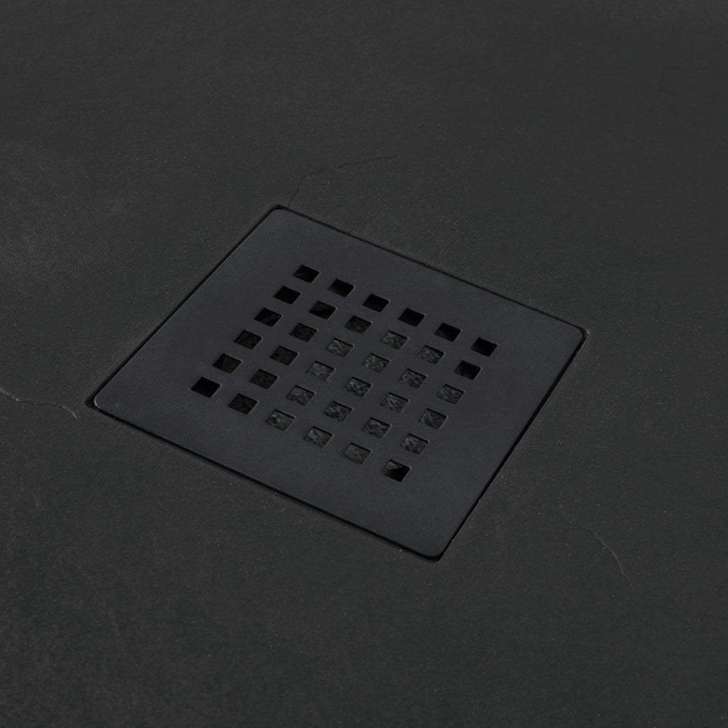 Piatto doccia semicircolare 90x90 antracite