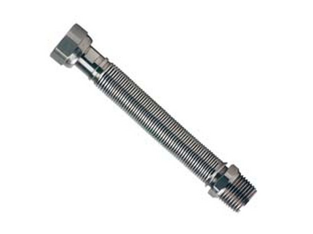 1pz flessibile estensibile acqua acciaio inox mf 1/2"  dn 15 mm100/200 cod:ferx.fer241618