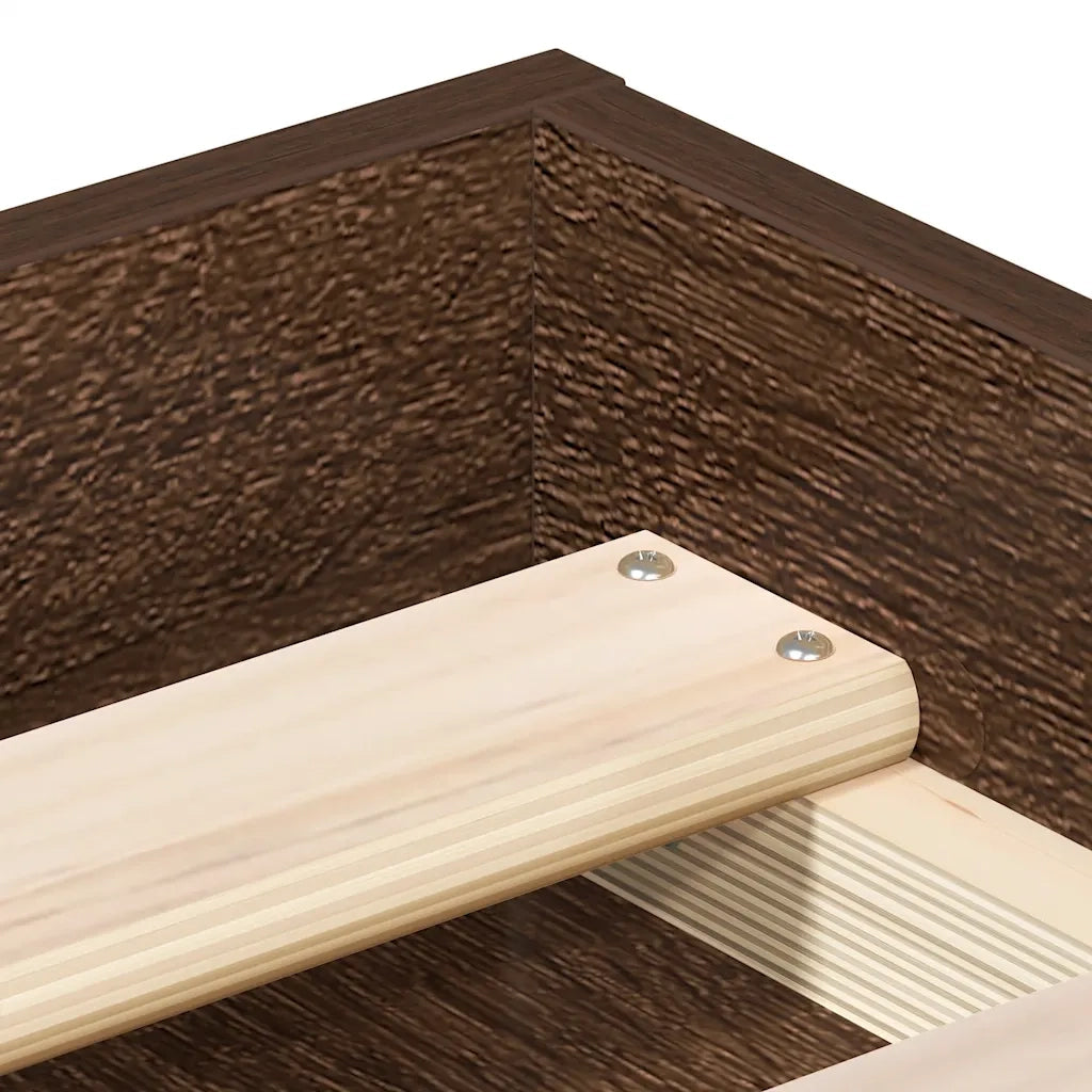 Giroletto Rovere Marrone 120x190 cm Small Double