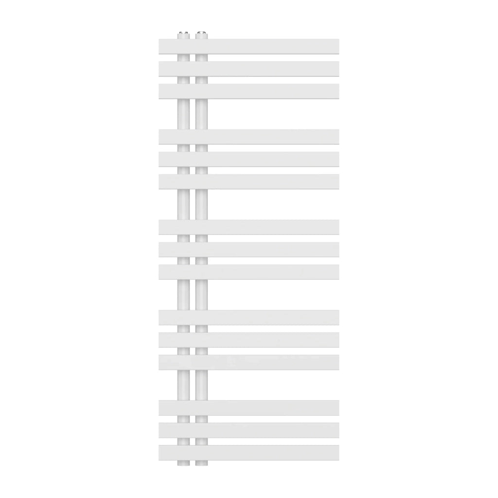 Radiatore scaldasalviette da bagno acciaio 120 x 50 cm bianco 03_0010401