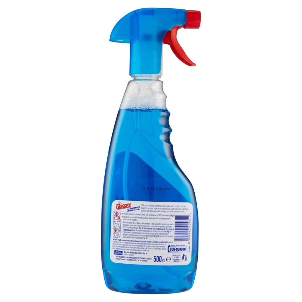 GLASSEX MULTIUSO SPRAY AMMONIACA 3IN1 500ML