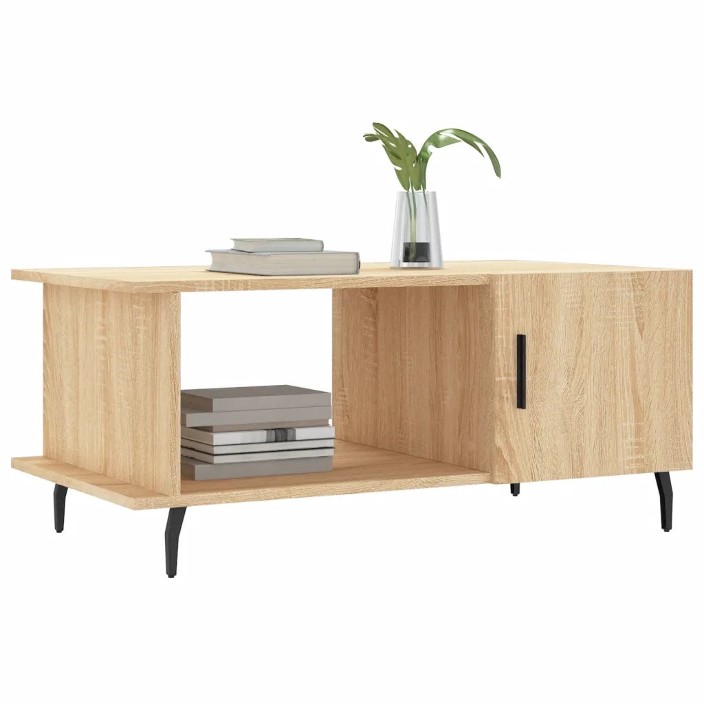 Tavolino da Salotto Rovere Sonoma 90x50x40 cm Legno Multistrato 829503