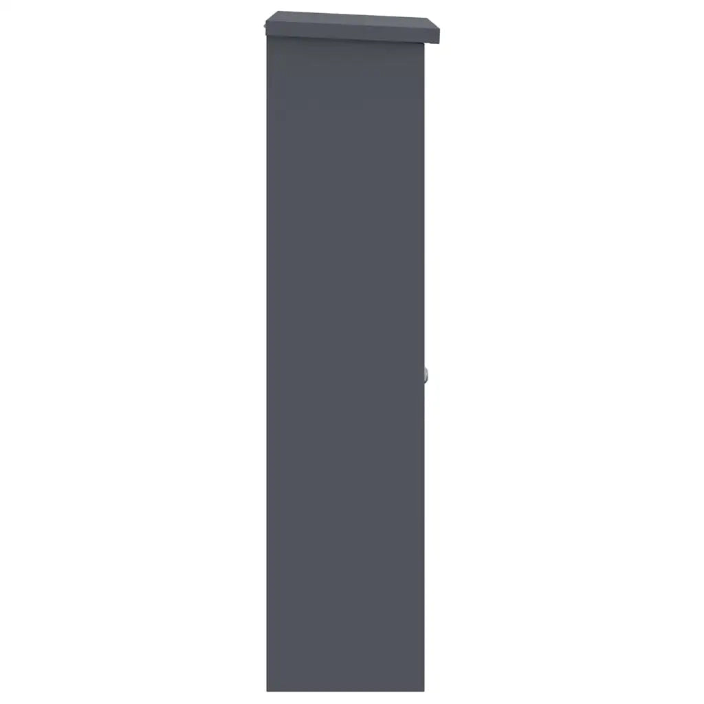 Cassetta per pacchi Antracite 44,5 x 29 x 110,5 cm Acciaio