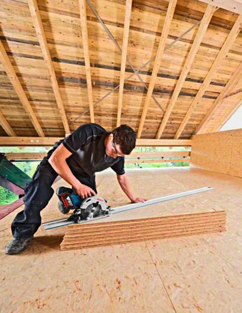 Sega Circolare BOSCH GKS 18V-57 G (2 x 4,0 Ah + GAL 18V-40 + L-Boxx 238)