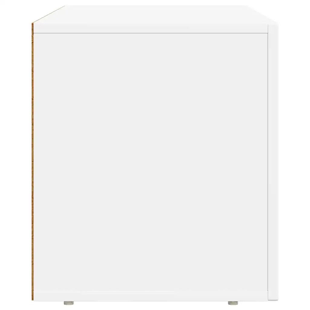 Mobile TV-Credenza TV-Console TV Bianco 80 x 35 x 40 cm Legno multistrato