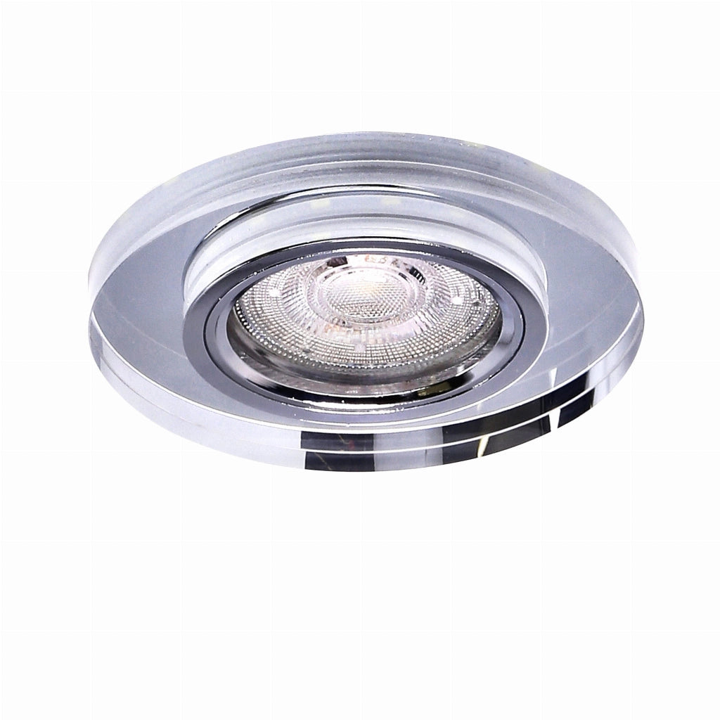 Candellux incasso SS-23 tondo cromo GU10 2 luci LED