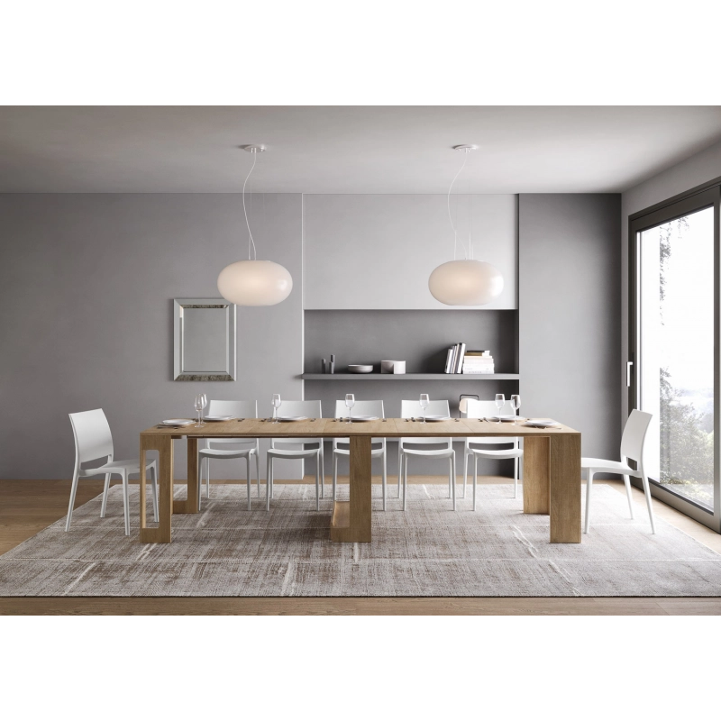 Consolle allungabile 90x42/302 Evolve - Quercia Natura