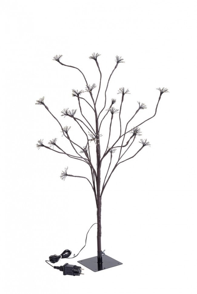 Albero di Natale artificiale marrone 600 microLED classico