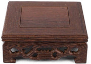 Base in Legno Massello - Supporto per Vaso - Base per Bonsai - Decorazione per Vaso - Base per Teiera - Supporto per Display - Base Leggera e Pratica