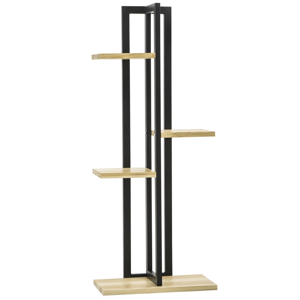 Libreria a livelli per piante stile industriale ¨C zephmum ¨C legno 45x25x110 cm